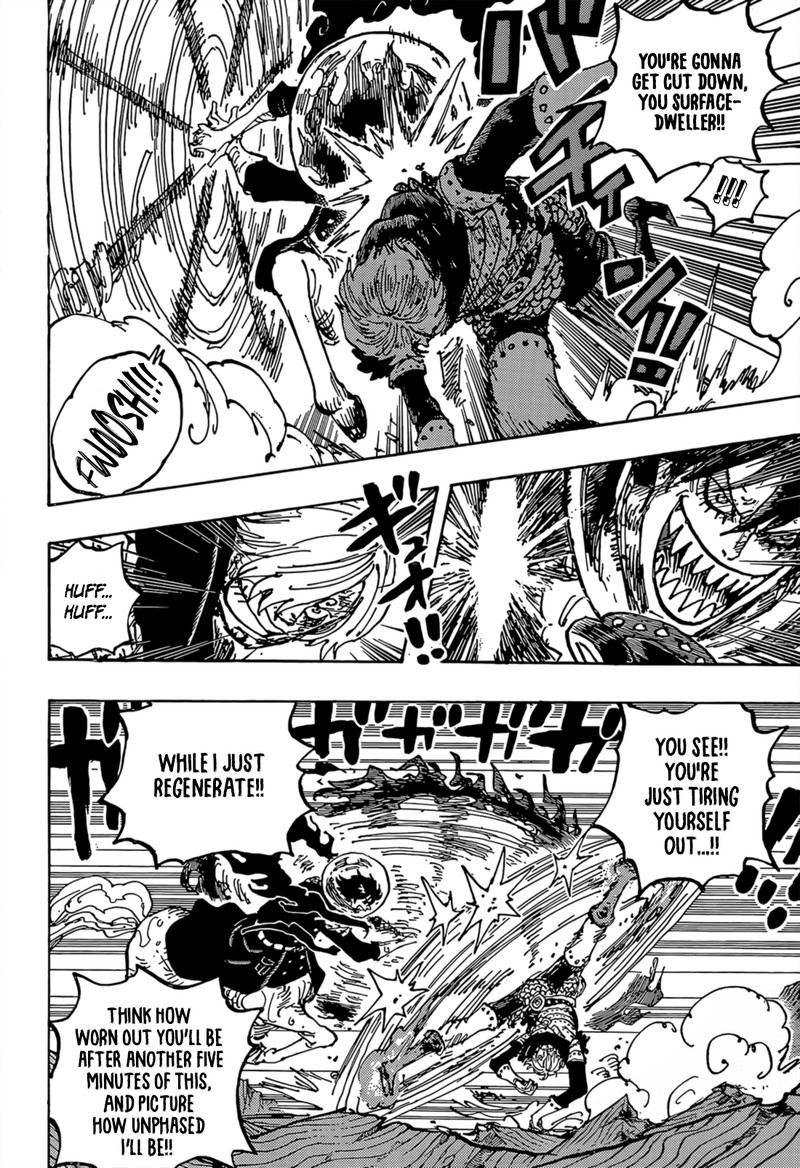 One Piece, Chapter 1196 - The worthless love of someone with a death wish image 06